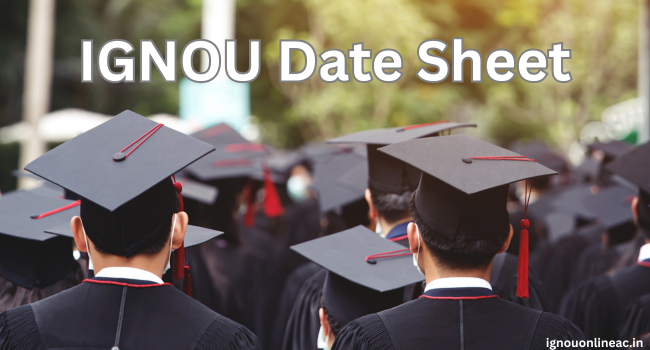 IGNOU Date Sheet