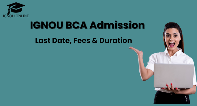 IGNOU BCA Admission