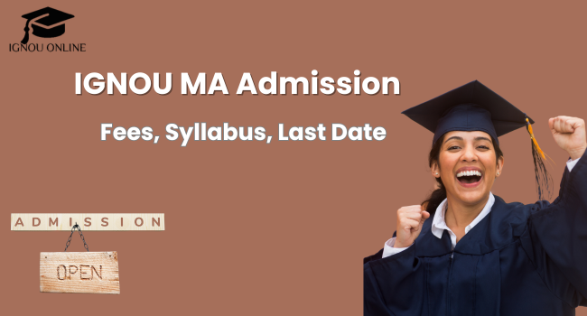 IGNOU MA Admission